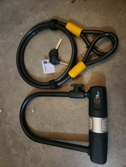 Via Velo Bike U-Lock with Cable and Keys