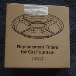 Replacement Filters for Cat Fountain - 8 Pack