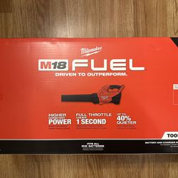 New Milwaukee Fuel M18 Blower Tool Only $165 Firm 