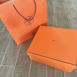 Authentic Hermes Box And Bag For Lindy26