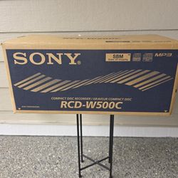 New Sony Compact Disc Recorder
