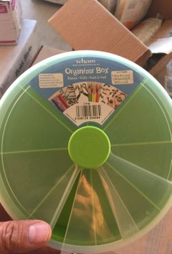 Organizer box 7.5 in round