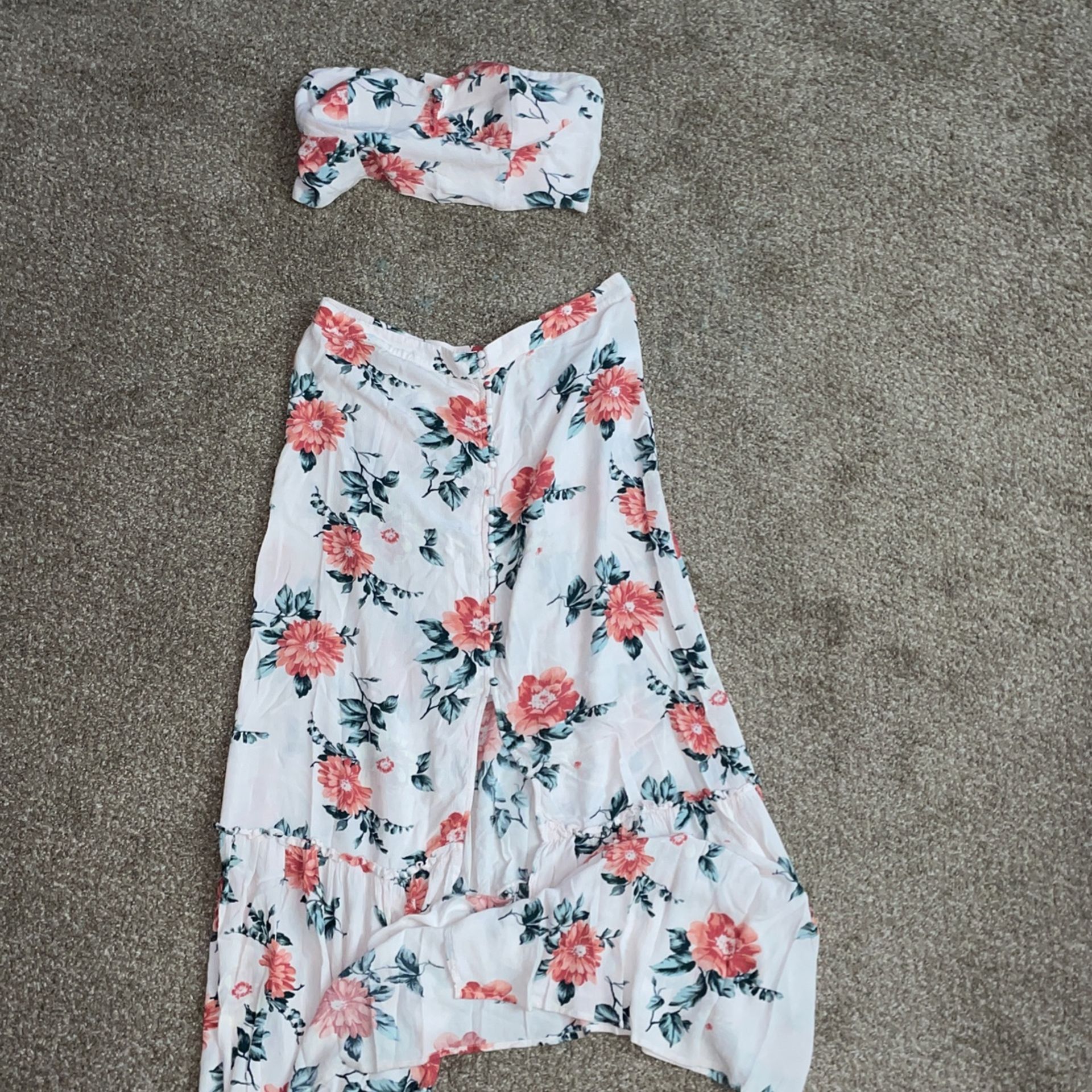 2-piece Floral Summer Outfit