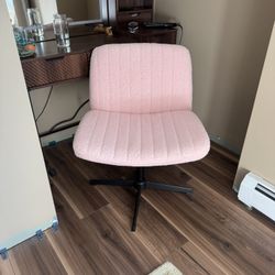 Pink Criss Cross Desk Chair