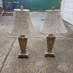 2 Vintage Lamps 