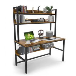 New Computer Desk with Hutch