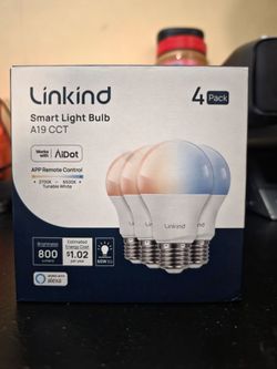 Linkind A19 CCT Smart Light Bulbs 4-Pack