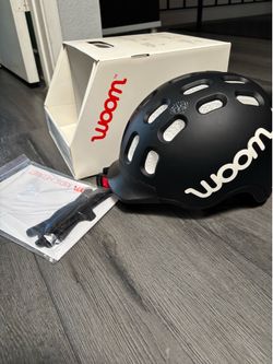 Woom kids helmet black small