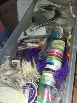 Mixed Craft Supplies Lot