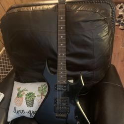 B.C Rich Warlock Guitar With Harbringer Mixer And Two 18 Inch Harbringer Ha120s
