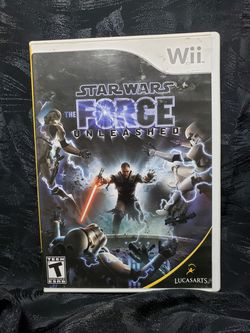 Nintendo Wii Starwars Force Unleashed