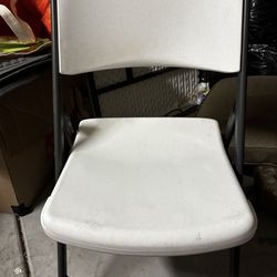 2 Lifetime Folding Chairs - Like New