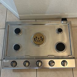Samsung 36” Gas Cooktop – Stainless Steel Model : NA36K7750TS/AA