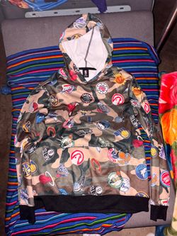 NBA All-Over Print Multi-Team Camouflage Pullover