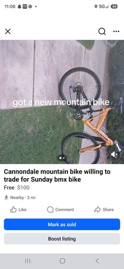 Mountain bike Cannondale needs breaks soon