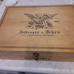 Anheuser And Fehrs Vintage Wine Box 