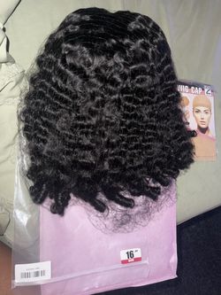 NEW 16” Burmese Curly V-Part Wig – 200% Density, Glueless, No Leave Out 💕