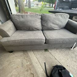 Beautiful Grey Loveseat-Delivery Included