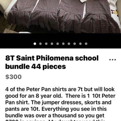 St. Philomena 3rd/4th grade girl uniforms