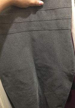 Pencil skirt size small gray bandage