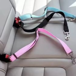 Dog Car Seat Belt Safety Protector (Black)