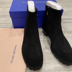New womens stuart weitzman Maelie suede leather boots size 8
