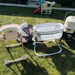 Baby Lot ( Stroller, Playpen, High Chair, and Bassinet)