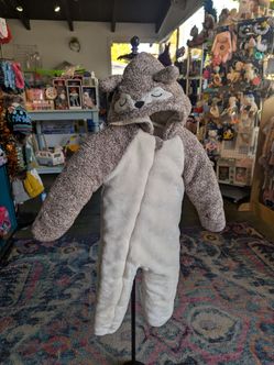 Koala one piece Halloween costume or bunting thick warm size 12-18mos infant baby