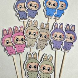 Labubu Cupcake  Toppers