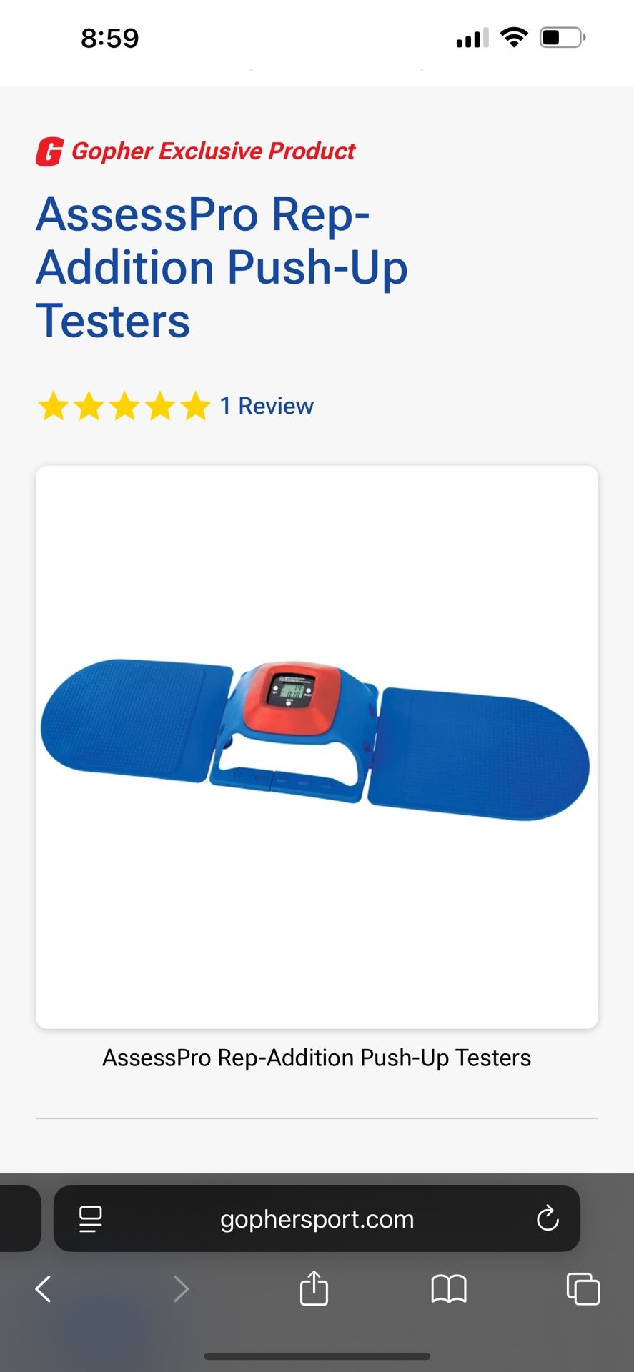 Gopher Push-up Counter