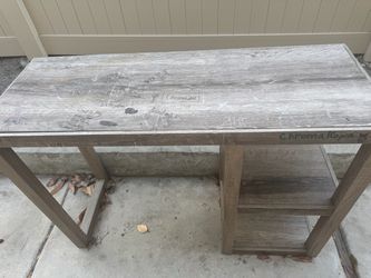 Desk and corn hole game