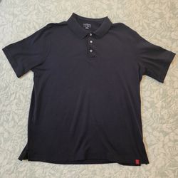 Lands’ End Outfitters Dark Navy Polo Shirt XL Tall
