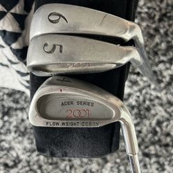 Acer Series 2001 Flow Weight Design Irons 4,5,6 Steel