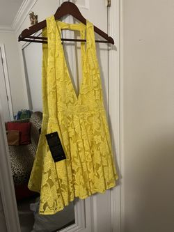  Bebe Yellow Dress