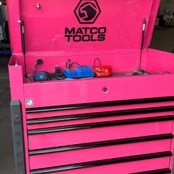 Matco Flip Top Rolling Tool Cart! Custom Color