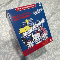 Hello Kitty and Friends x Dodgers 2026 Limited Edition Surprise Plush Clip SEALED
