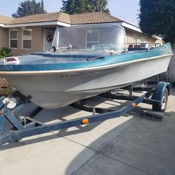 17 ft boat with 40 HP outboard