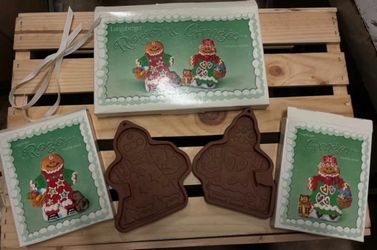 Lot of 7 Longaberger Cookie Molds - Vintage!