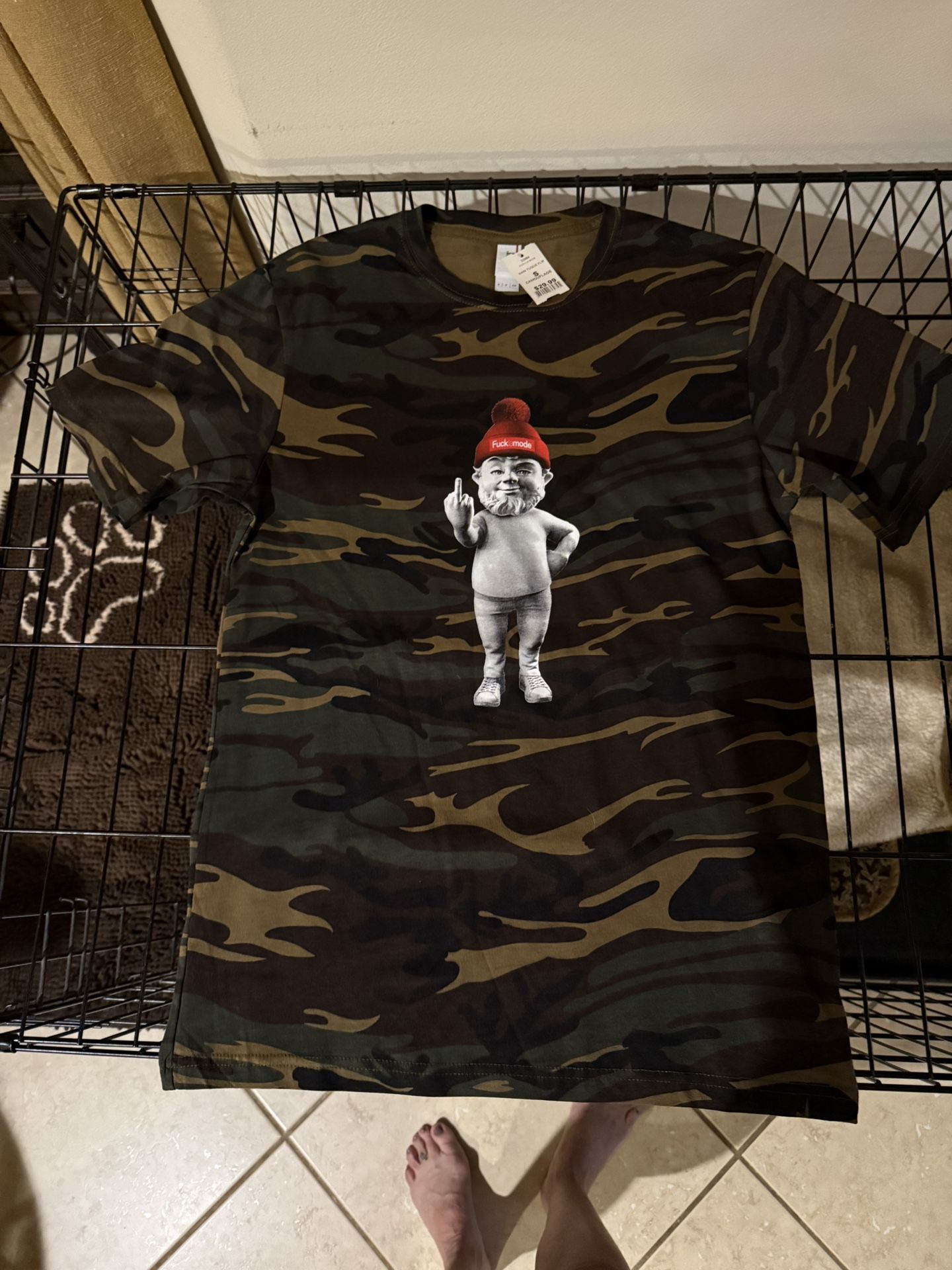 T-shirt Small Camouflage F’uck La Mode From Québec City