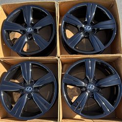 18” Lexus GS350 Factory Wheels Rims Gloss Black New GS450H