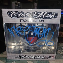 Mister Cartoon Autograph Los Angeles Dodgers 2024 Champions Mask,New