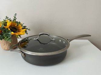 Calphalon Unison Sear 10-inch Fry Pan with Lid