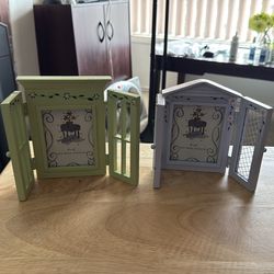 2 antique photo frames