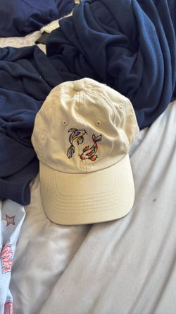 Koi fish embroidered hat