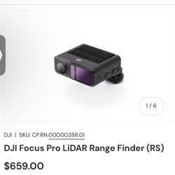DJI Focus Pro LiDAR Range Finder (RS)