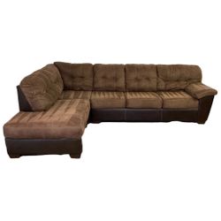 Brown Sectional Couch FREE DELIVERY 