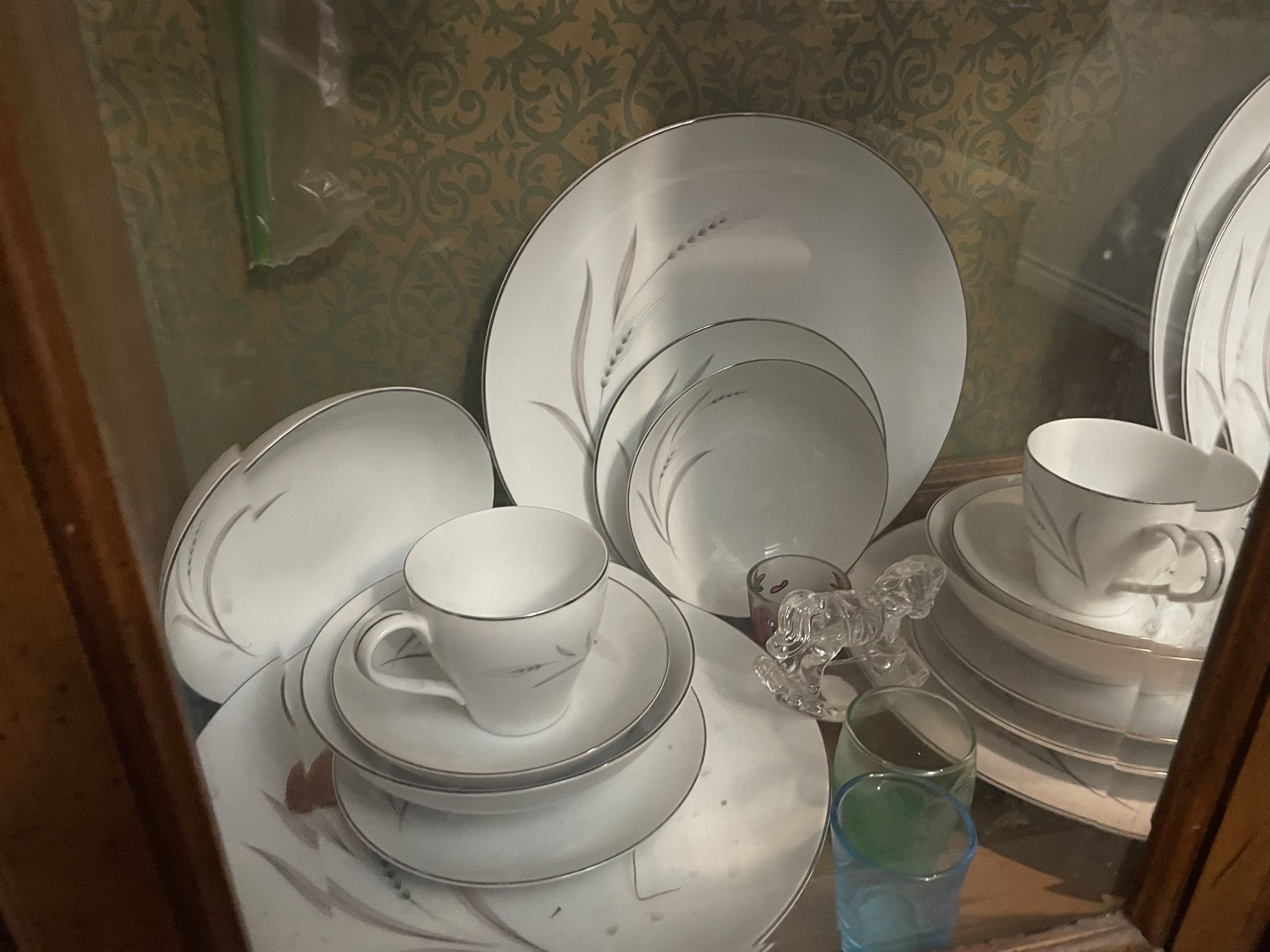 Fine China Silver Wheat