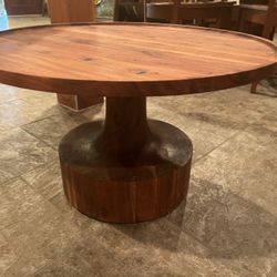 Set Solid Acacia Wood Tables