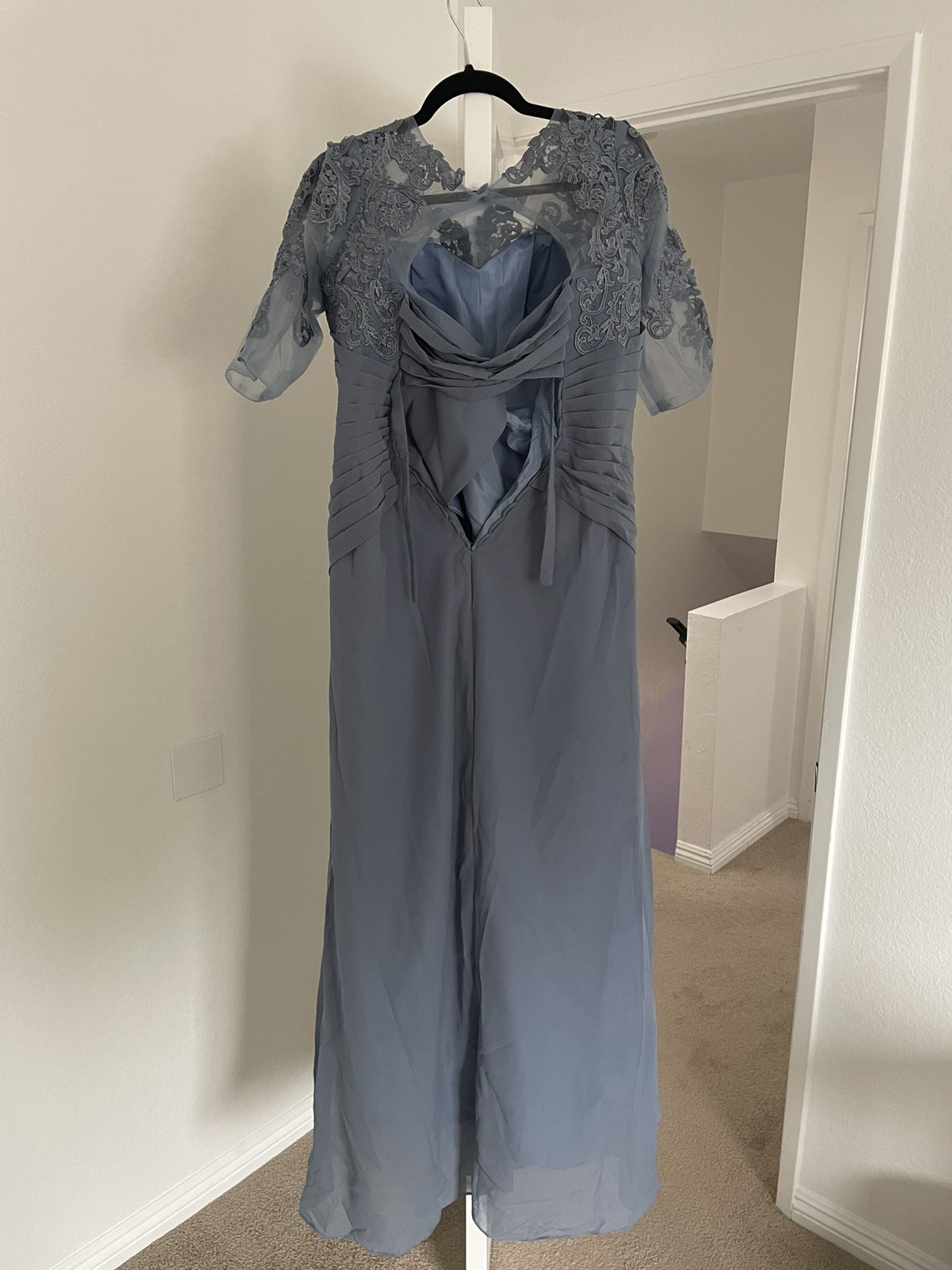 Size 14 Dusty Blue Dress  