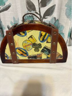 Vintage wooden Purse 💋